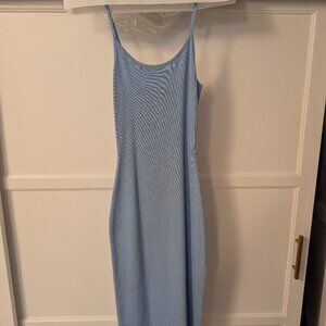 Baby blue dress